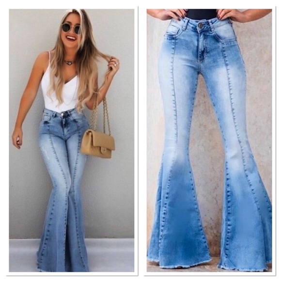 Denim - $30 SALE!🏆HP🏆 Gorgeous Stretch Bell Bottom Jeans